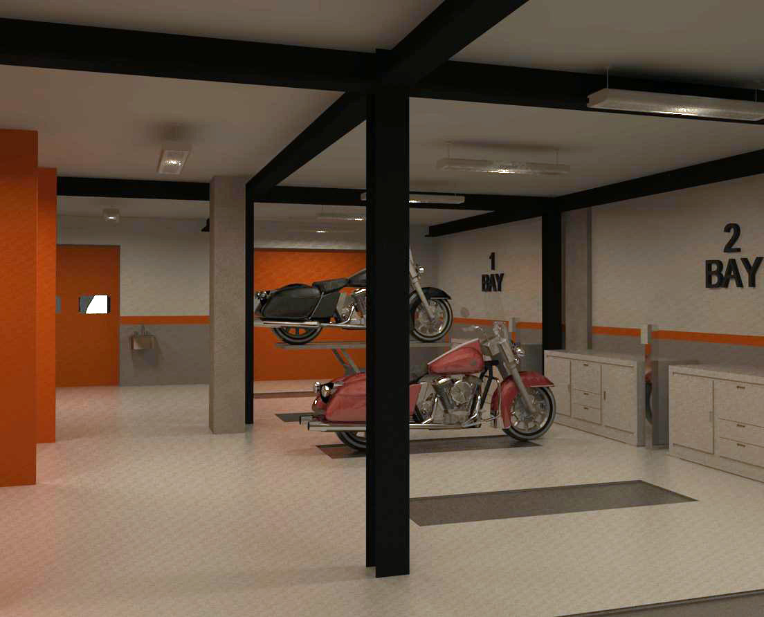 Creation Magasin Harley Davidson